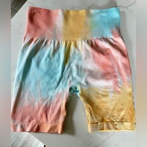 Tie Dye Biker Shorts